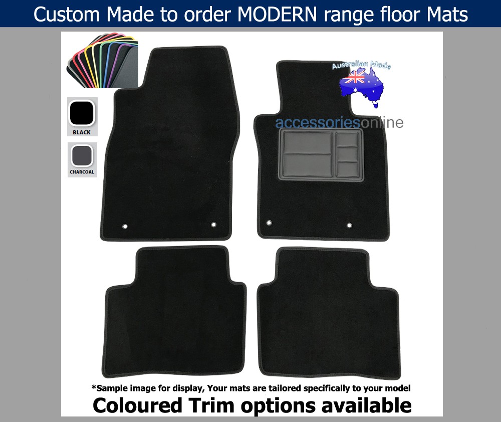 MAZDA BT50 [TF] (7/2020 onwards) Modern Range tailored floor mats for FRONT & REAR
