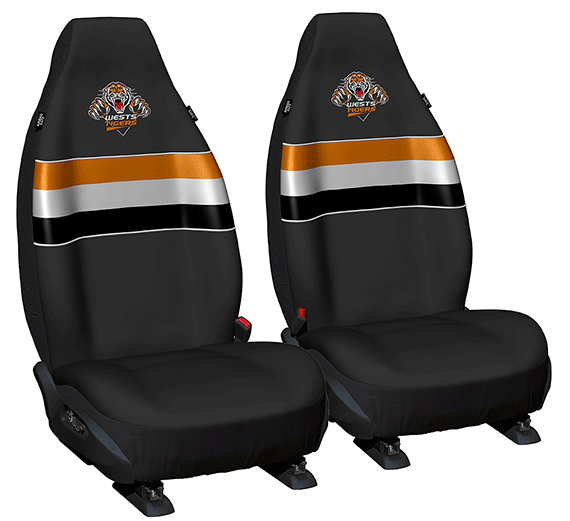 NRL WESTS TIGERS car seat covers *FREE SHIPPING