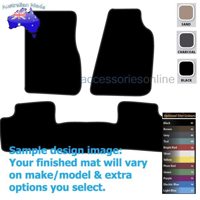 FORD FALCON [XD,XE,XF] 1979 to 1988 FRONT & REAR Tailored floor mats