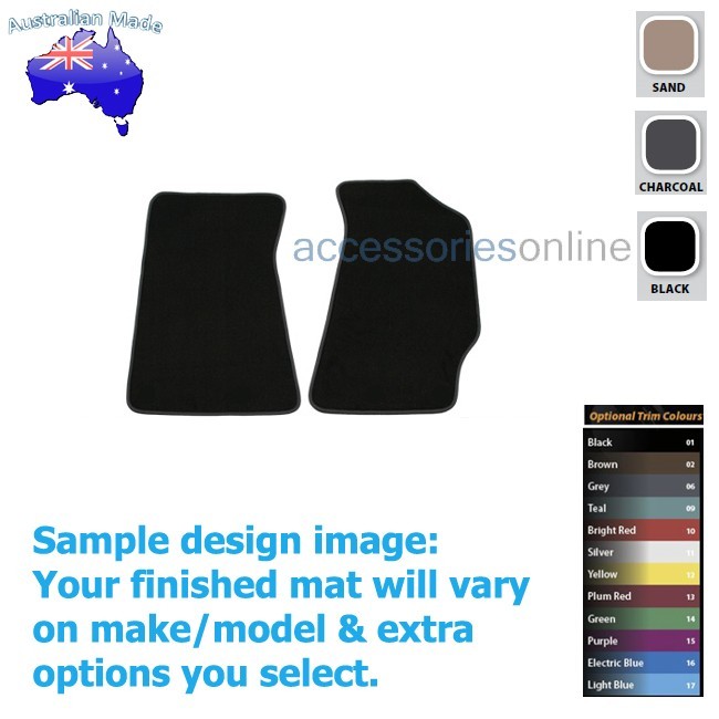 HOLDEN COMMODORE [VT,VX,VY,VZ] 1997 to 2006 FRONT Tailored floor mats