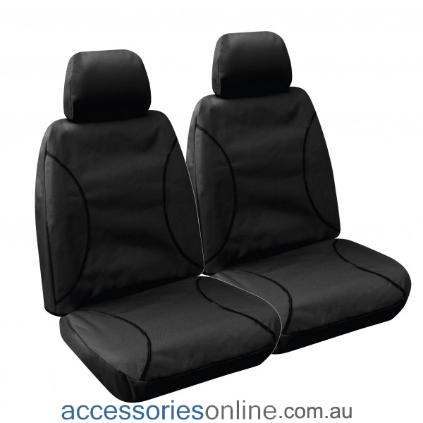 TOYOTA HILUX SR,SR5 Dual Cab [7/2015 to current] in TRADIES CANVAS BLACK