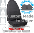 COTTON CANVAS (9oz) in CHARCOAL seat covers CUSTOM MADE to your car. Front or Rear