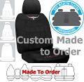 RM WILLIAMS JILLAROO car seat covers BLACK SUEDE VELOUR Size CUSTOM MADE *Free Shipping