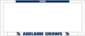AFL ADELAIDE CROWS number plate frame