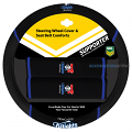 NRL NEWCASTLE KNIGHTS car Steering Wheel & Seat-belt cover SET