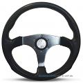 14" POLY Titanium Colour Spokes, Octane sports steering wheel by SAAS