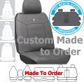RM WILLIAMS COTTON CANVAS (13oz) in CHARCOAL seat covers CUSTOM MADE to your car. Front or Rear