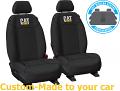 CATERPILLAR COTTON CANVAS (12oz) seat covers CUSTOM MADE to your car. Front or Rear