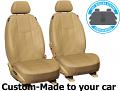 EMPIRE LEATHER LOOK car seat covers BEIGE Size CUSTOM MADE