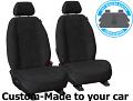 PLATINUM VELOUR car seat covers BLACK Size CUSTOM MADE *Free Shipping