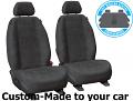 PLATINUM VELOUR car seat covers CHARCOAL Size CUSTOM MADE *Free Shipping