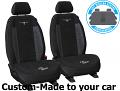 RM WILLIAMS car seat covers BLACK SUEDE VELOUR Size CUSTOM MADE *Free Shipping